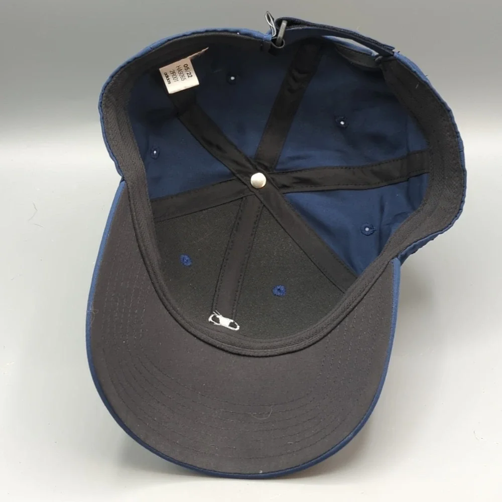 Adidas Golf Performance 6 Panel Hat Trophy Cup Logo Navy Blue Snapback OSFM Cap